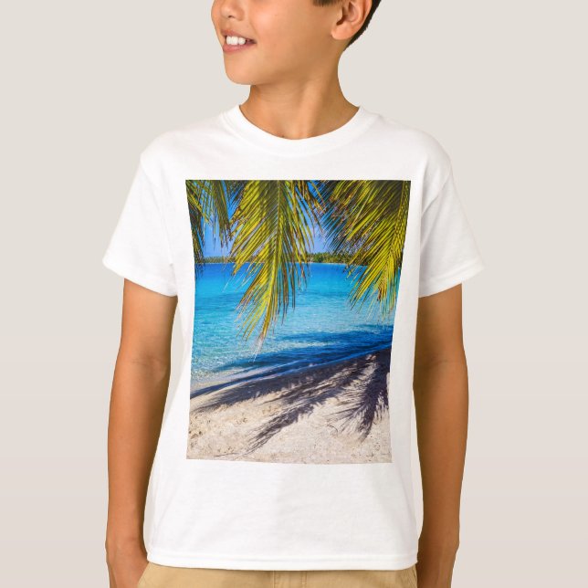 Schatten am Strand T-Shirt (Vorderseite)