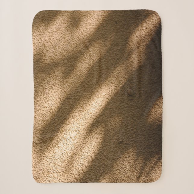 Schatten auf braunem Teppichboden Sherpadecke (Vorderseite)