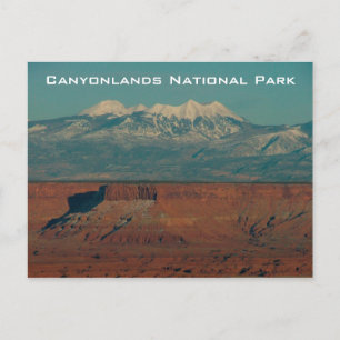 Schatten auf dem Felsen Postkarte