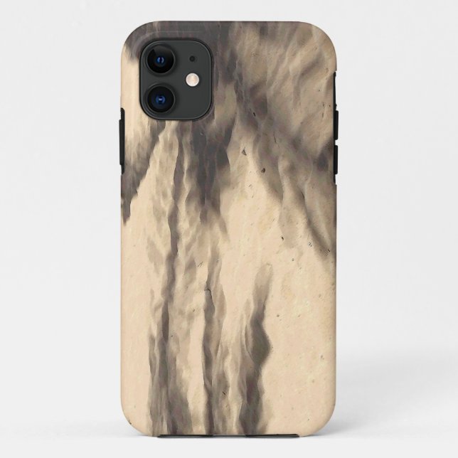 Schatten auf dem Sand Case-Mate iPhone Hülle (Rückseite)