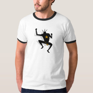 Schatten-Bergsteiger-Wecker-T-Shirt T-Shirt