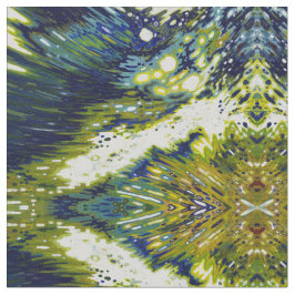 Schatten blauen u. grünen Boho Gewebes durch das Stoff