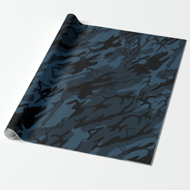 Schatten-Camouflage Geschenkpapier (Ungerollt)
