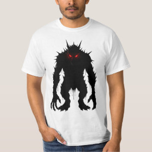 Schatten-Dämon-Monster Rote Augen Horror-Geschenk T-Shirt