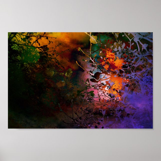 Schatten der Blume Poster (Vorne)