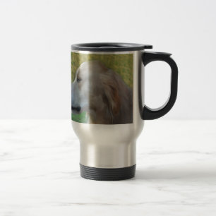 Schatten, der goldene Retriever Reisebecher