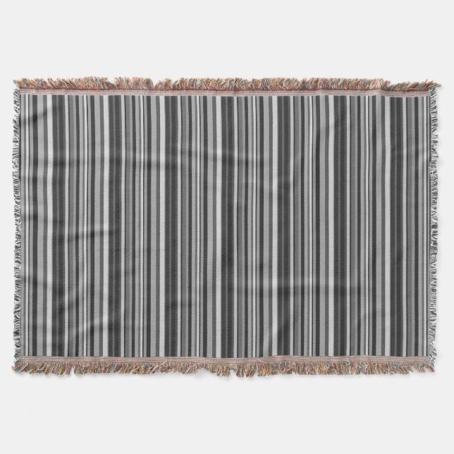 Schatten der grauen Streifen Decke (Vorderseite)