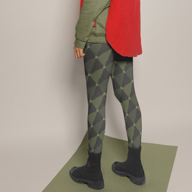 Schatten der grünen Bäume Weihnachten Pajama Pants Leggings (Von Creator hochgeladen)