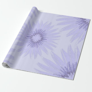 Schatten der Lavendel Sonnenblumen Geschenkpapier