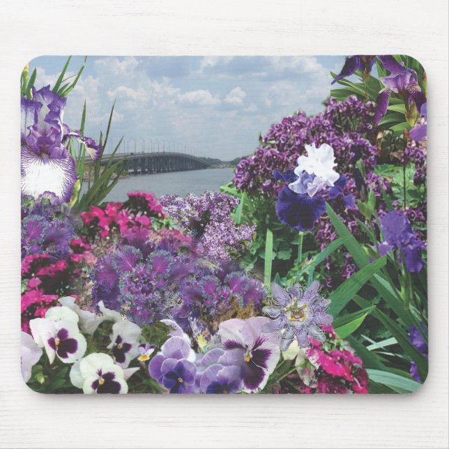 Schatten der lila Mausunterlage Mousepad (Vorne)