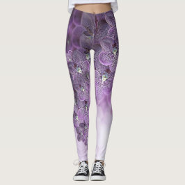 Schatten der Lila Orchideen von Violet Leggings
