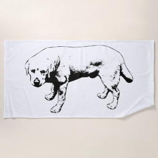 Schatten der Loyalität Strandtuch