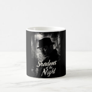 Schatten der Nacht - Film Noir-Stil-Design Kaffeetasse
