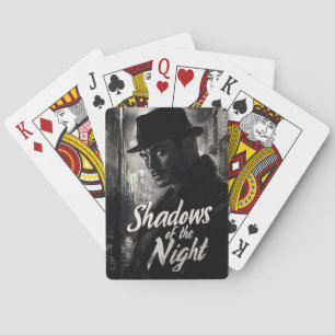 Schatten der Nacht - Film Noir Stil Design Spielkarten