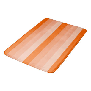 Schatten der orange Streifen Badematte