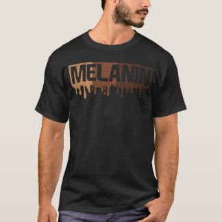 Schatten der schwarzen Geschichte Melanins T-Shirt