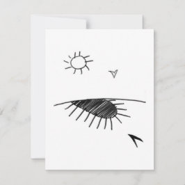 Schatten der Sonne - Eine Studie - 2 RSVP Karte
