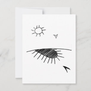 Schatten der Sonne - Eine Studie - 2 RSVP Karte