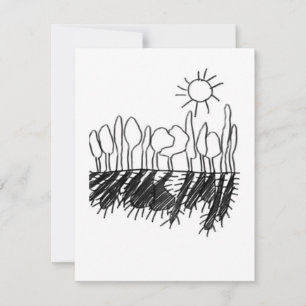 Schatten der Sonne - Eine Studie - 3 RSVP Karte