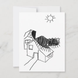 Schatten der Sonne - Eine Studie - 4 RSVP Karte