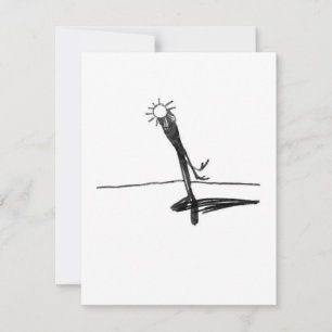 Schatten der Sonne - Eine Studie - 5 RSVP Karte
