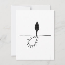 Schatten der Sonne - Eine Studie - 6 RSVP Karte