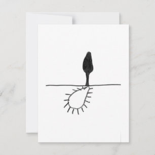 Schatten der Sonne - Eine Studie - 6 RSVP Karte