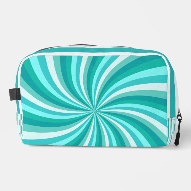 SCHATTEN DER TÜRKISCHEN AQUA-STERNEXPLOSION WIRBEL WASCHBEUTEL (Vorderseite)