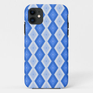 Schatten des blauen Rautenmusters Case-Mate iPhone Hülle