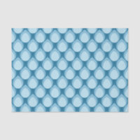 Schatten des blauer Teardrop-geometrischen Musters