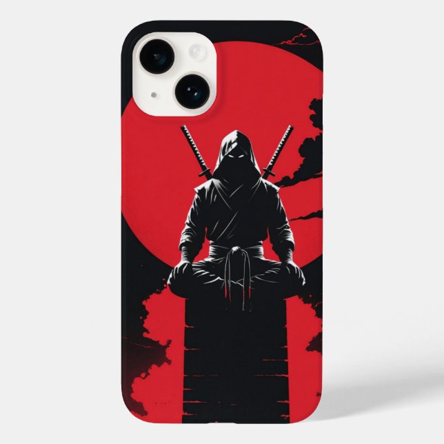 Schatten des Crimson Moon Case-Mate iPhone Hülle (Rückseite)