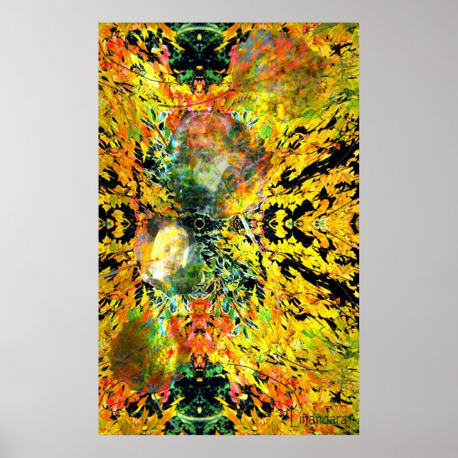 Schatten des Herbstes Poster (Vorne)