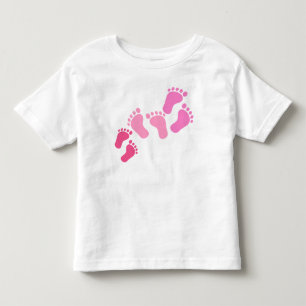 SCHATTEN DES PINKEN BABYFÜßE KLEINKIND T-SHIRT