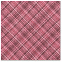Schatten des roten Tartan Stoff