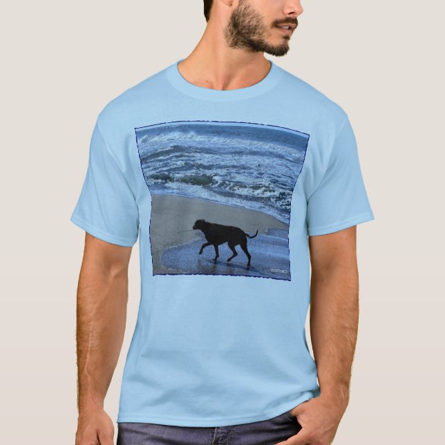 Schatten eines Hundes T-Shirt (Vorderseite)