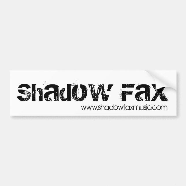 Schatten-Fax-Autoaufkleber Autoaufkleber (Vorne)