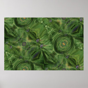 Schatten für grünes Poster~Printwerbung Poster