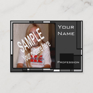 Schatten grauer Minibaut.-Karte Visitenkarte