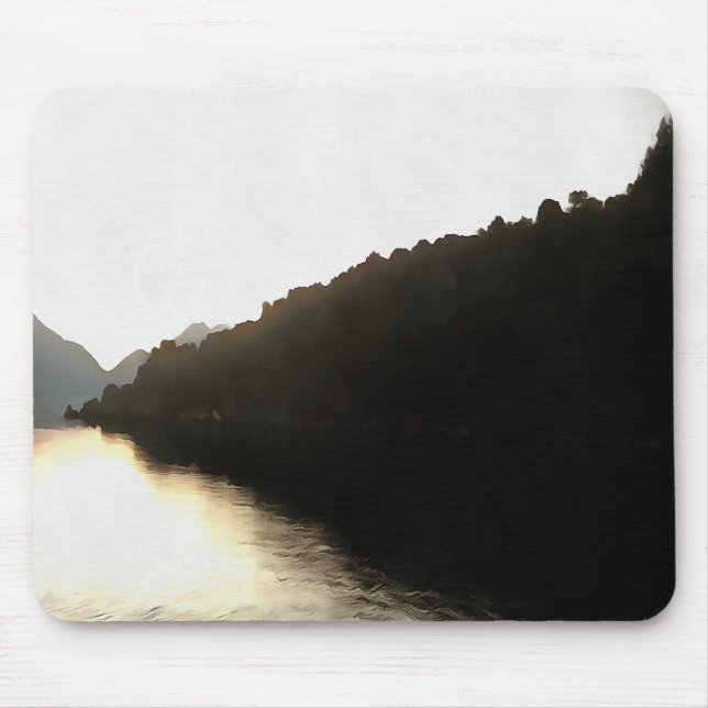 Schatten - Landschaftskunst Mousepad (Vorne)