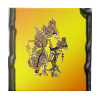 Schatten-Marionetten indonesisch Fliese