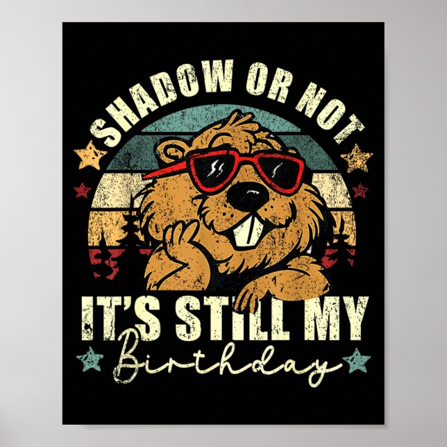 Schatten oder nicht, es ist immernoch mein Geburts Poster (Vorne)
