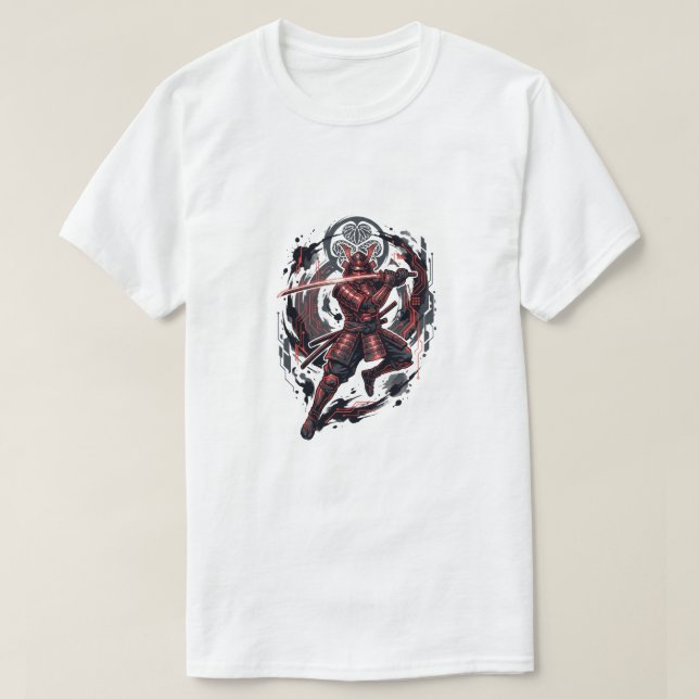 Schatten-Samurai T-Shirt (Design vorne)