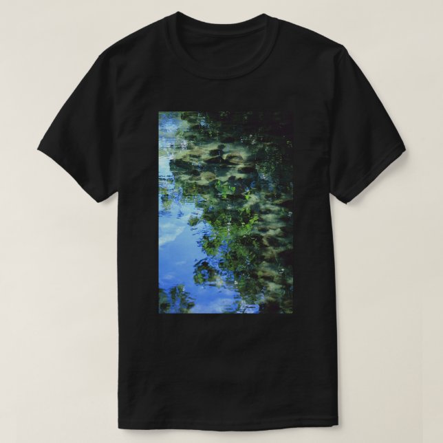 Schatten Schildkrötenkunst T-Shirt (Design vorne)