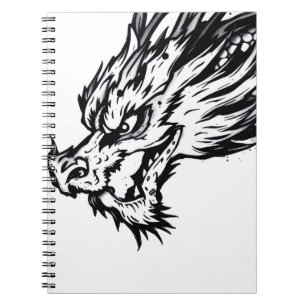 Schatten-Schuppen-Drache Notizblock