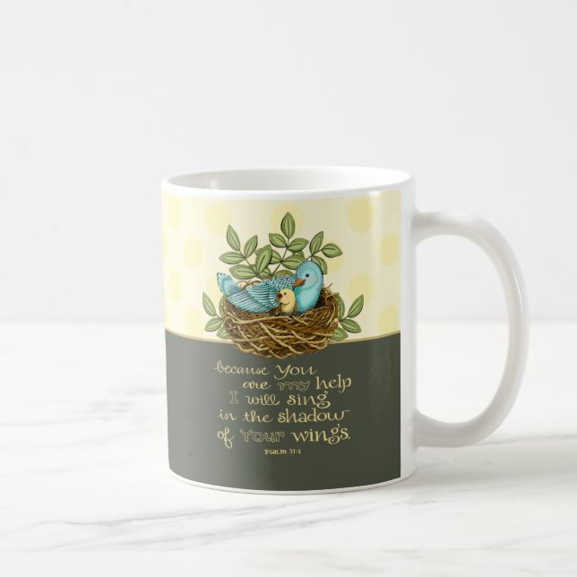 Schatten seiner Flügel Tasse (Rechts)
