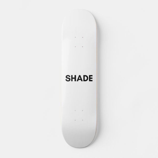 Schatten Skateboard (Vorderseite)