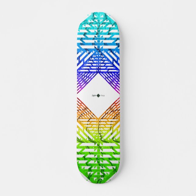 Schatten-Spektrum (Regenbogen) Skateboard (Vorne)