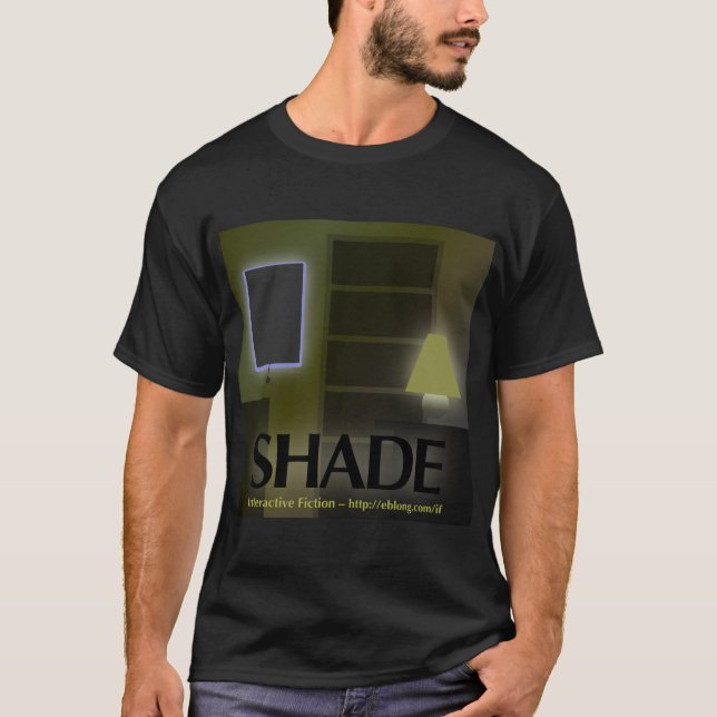 Schatten-T - Shirt (Schwarzes) (Vorderseite)