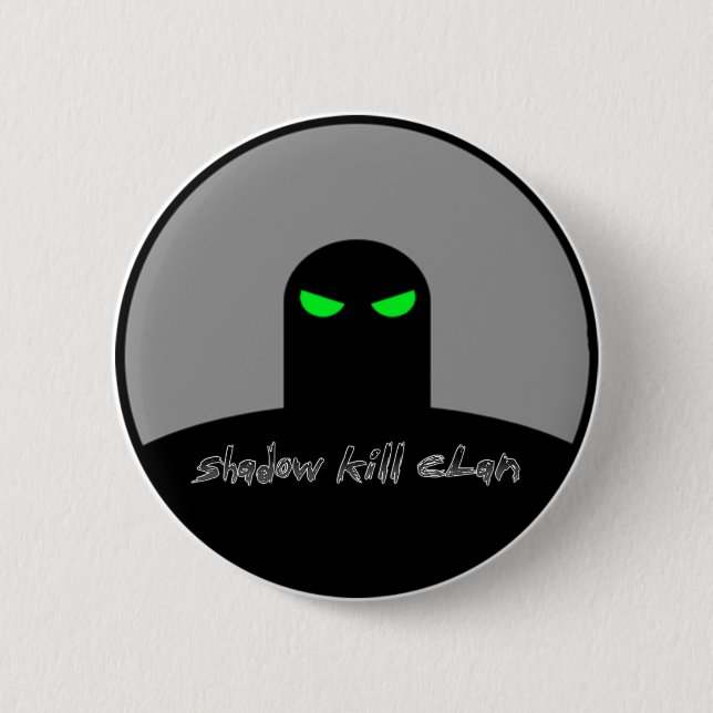 Schatten-Tötungs-Clan beschatten Zahl Knopf Button (Vorderseite)
