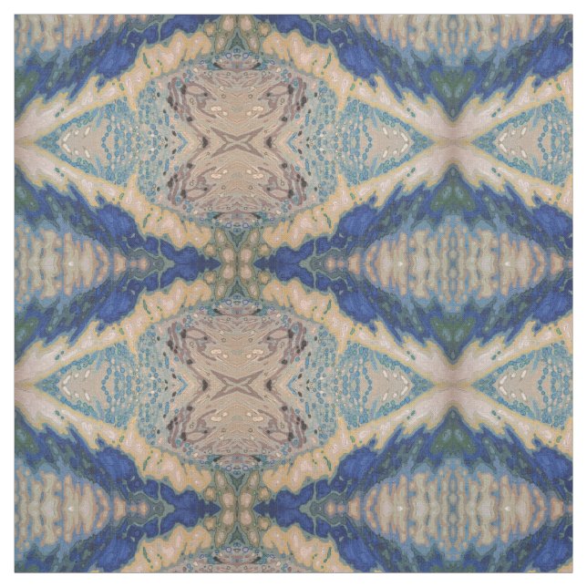 Schatten von Blau-, Grauem u. Beige'San Fransisco Stoff (Muster)